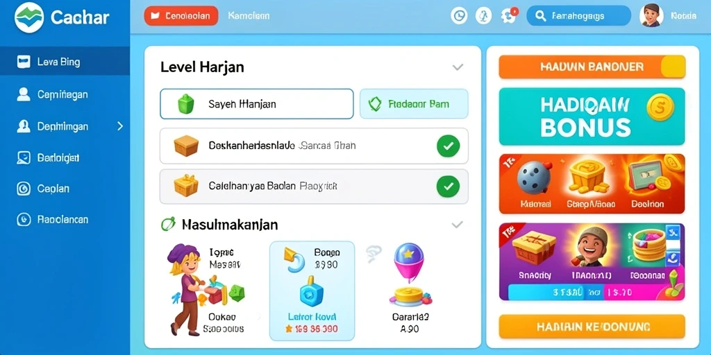 Event harian yang menawarkan hadiah menarik.